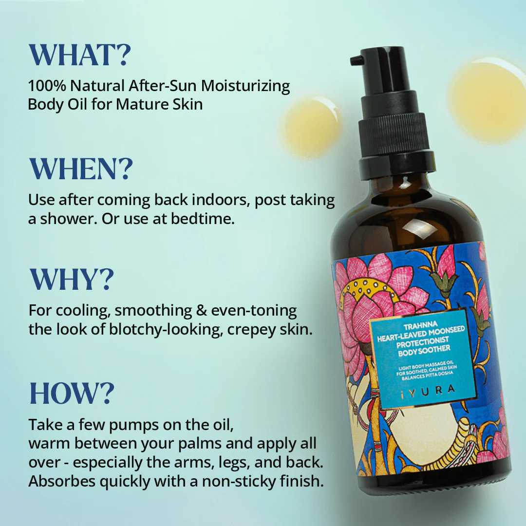 Trahnna Heart-Leaved Moonseed Protectionist Body Soother - Feel Soothed, Nourished, Confident - Light & Deeply Nourishing Body Oil - Image 3